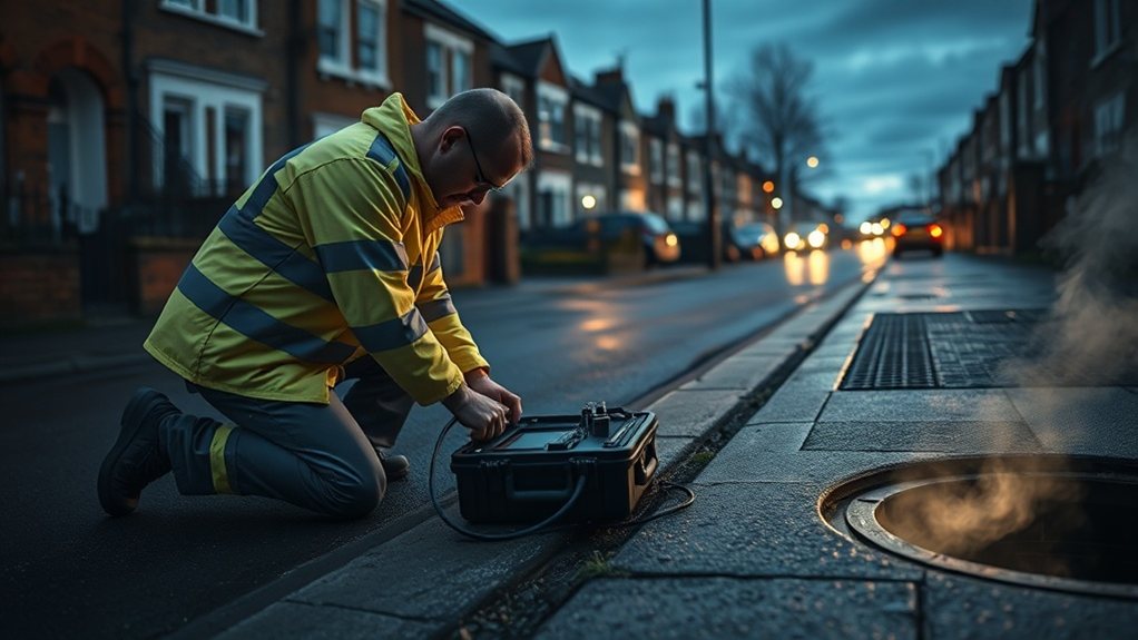 No-dig underground leak detection equipment in Wimbledon